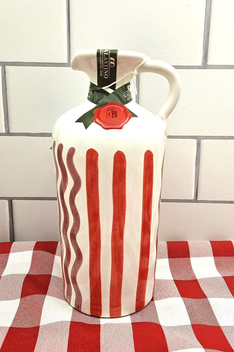 Affiorato - Extra Virgin Olive Oil from Puglia in Ceramic Jug by Frantoio Galantino