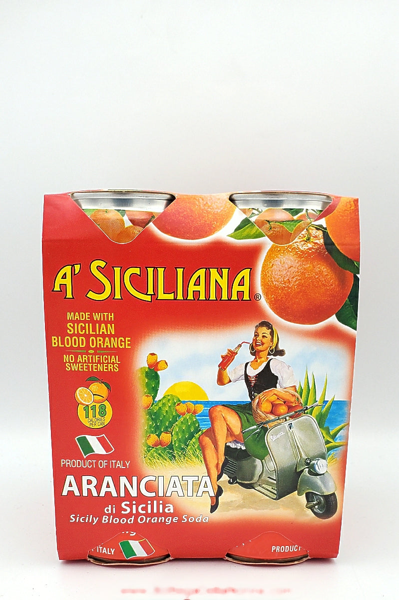 Sicily Blood Orange Soda - 4Pack – La Bottega della Nonna