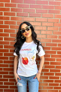 The Campari Spritz Recipe Tee - Unisex