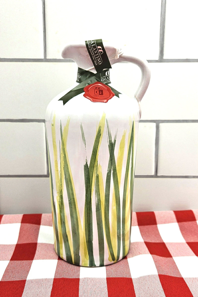 Erba Extra Virgin Olive Oil from Puglia | Ceramic Jug by Frantoio
