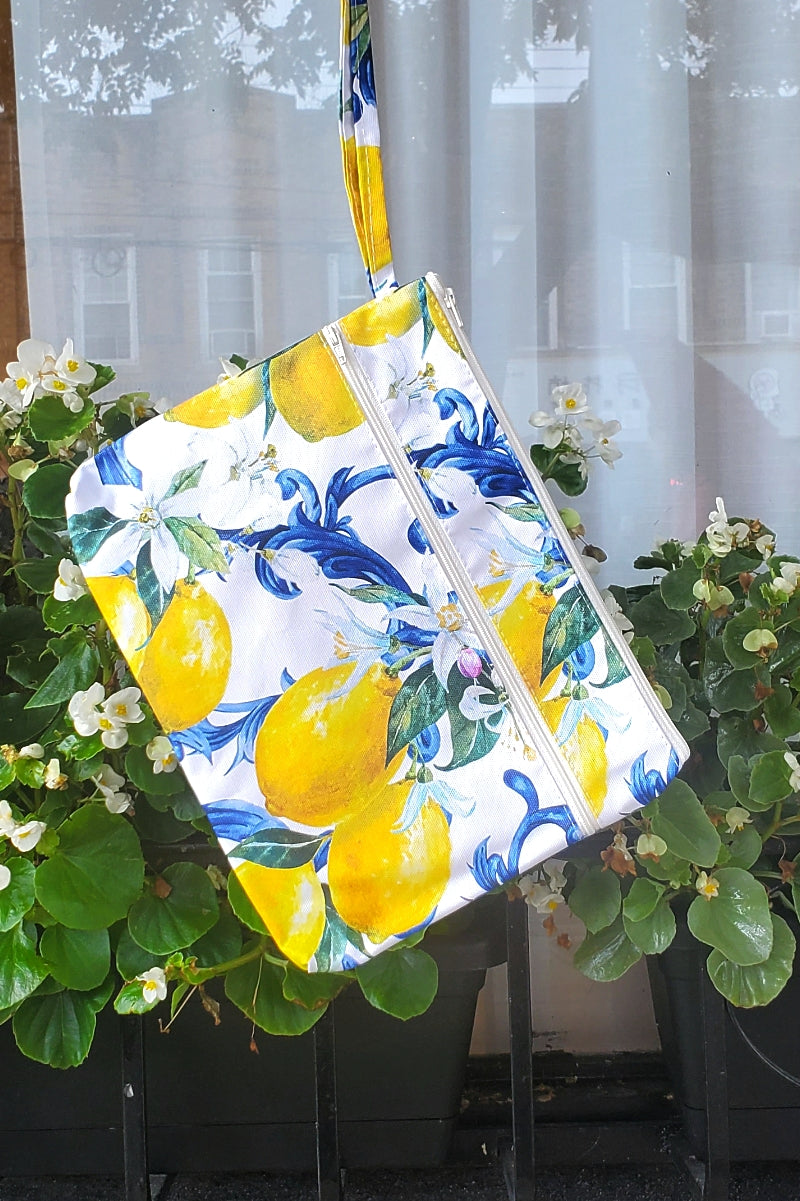 The Lemon Blossom Beach Bag - Made in Italy