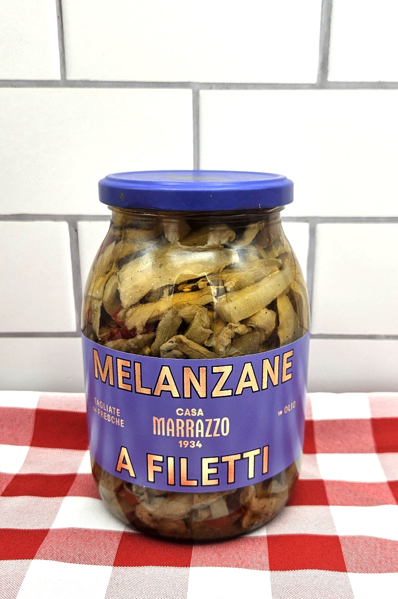 Eggplant Fillets in Oil - Large Jar – La Bottega della Nonna