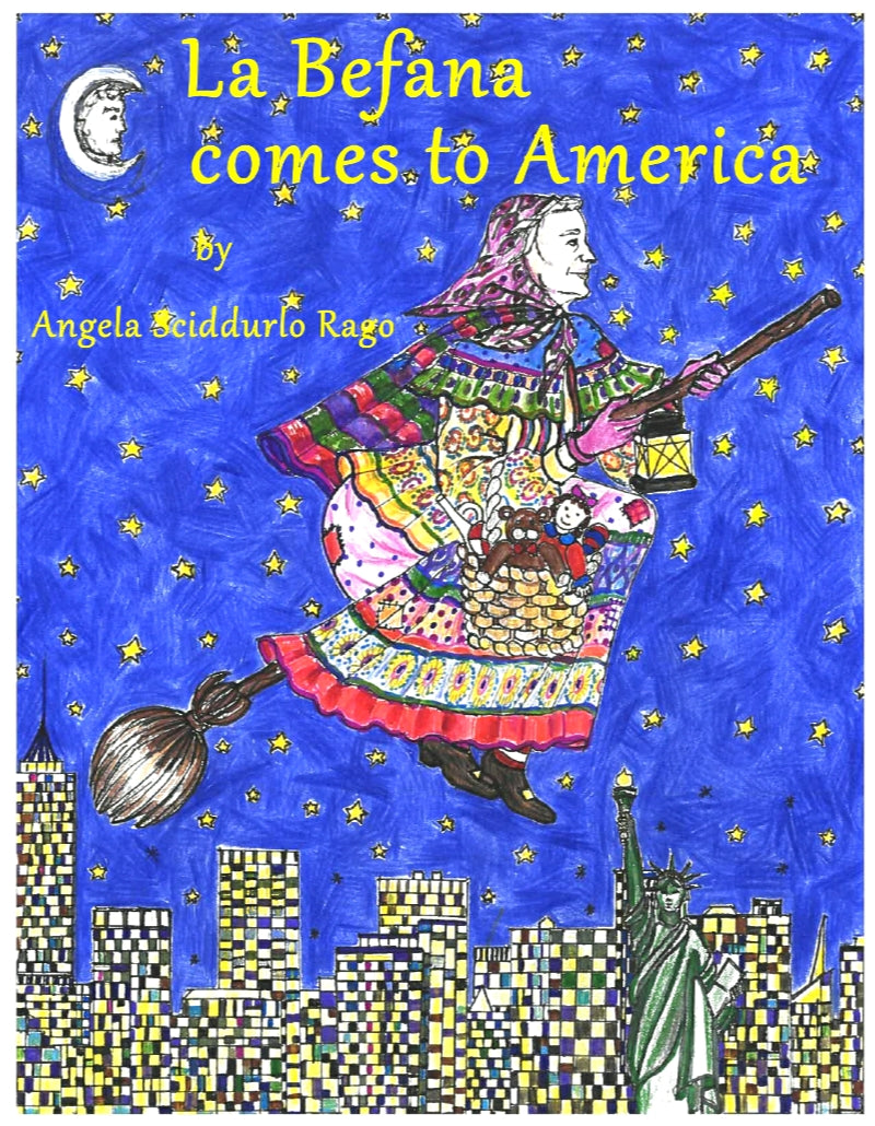La Befana Comes to America - Coloring Book with Short Stories