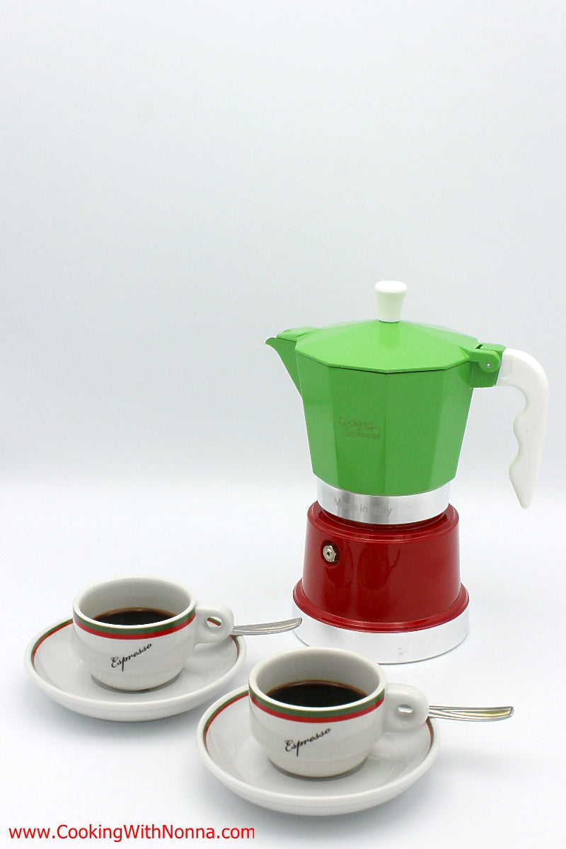 La Dolce Vita Espresso Coffee Pot - Makes 6 Cups