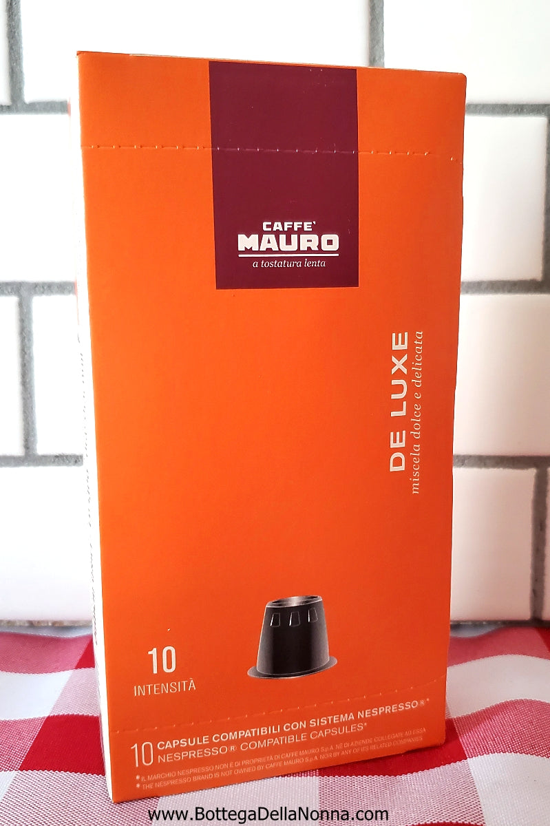 Caffe` Mauro -  De Luxe Espresso Coffee - Nespresso Capsules