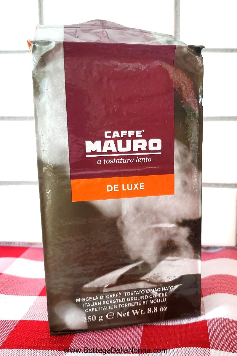 Caffe` Mauro -  De Luxe Espresso Coffee - 250 Gr