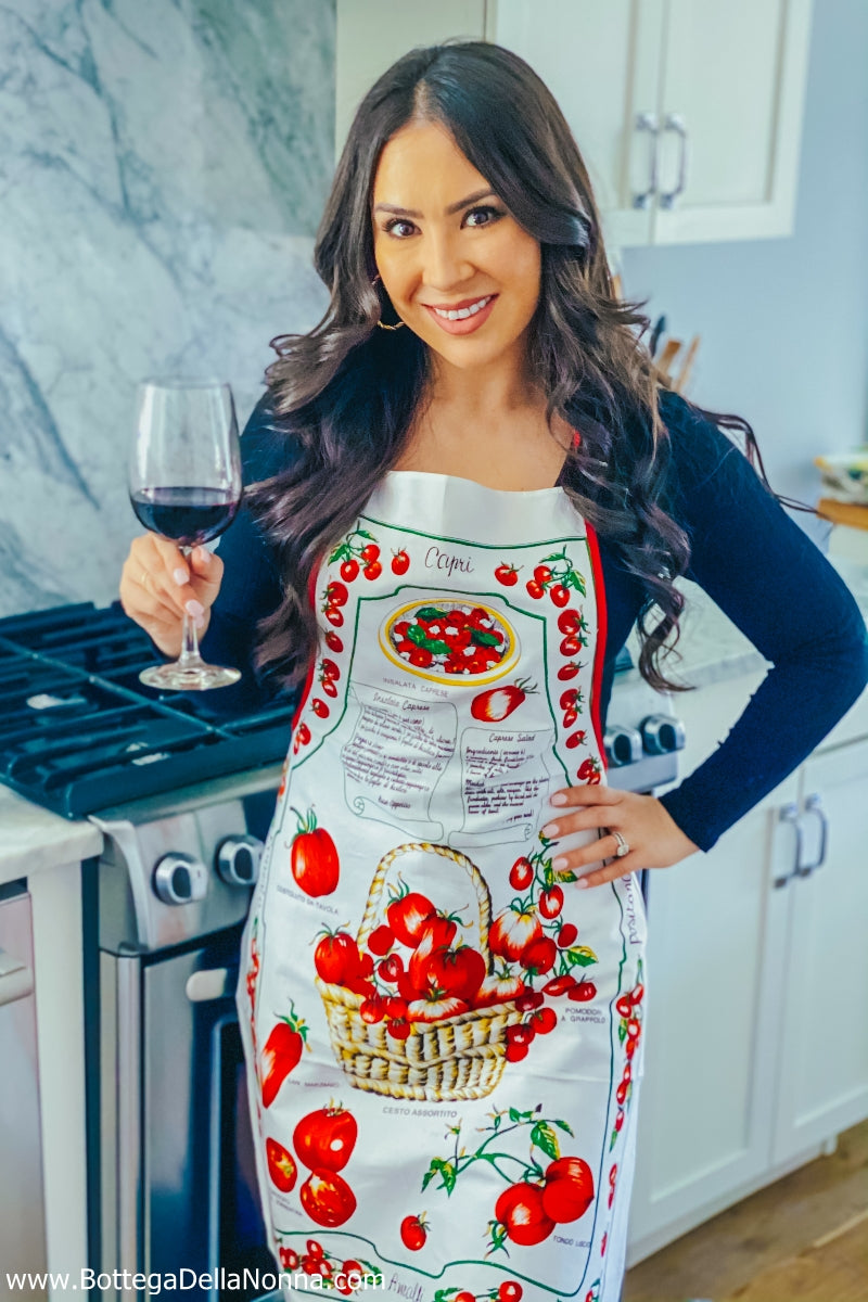 The Caprese Salad Apron - Made in Italy