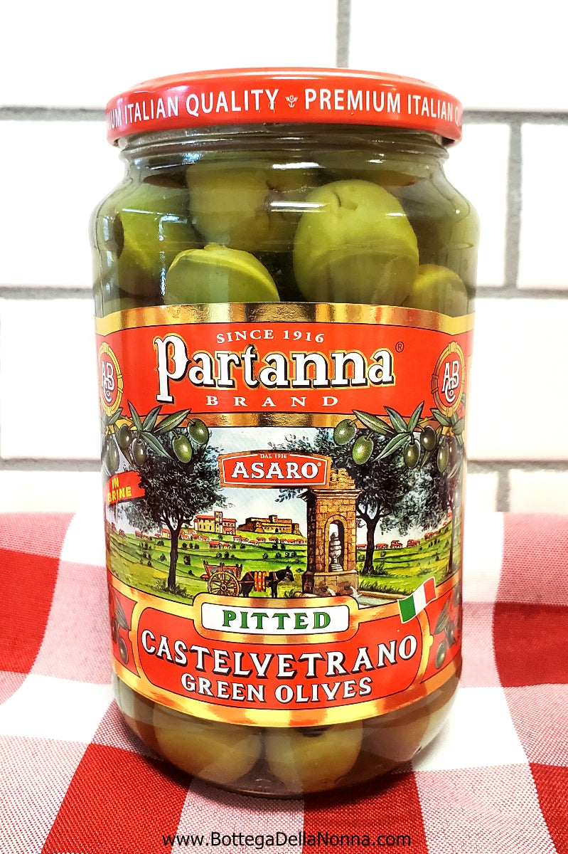 Castelvetrano Green Olives from Sicily - Pitted - Partanna