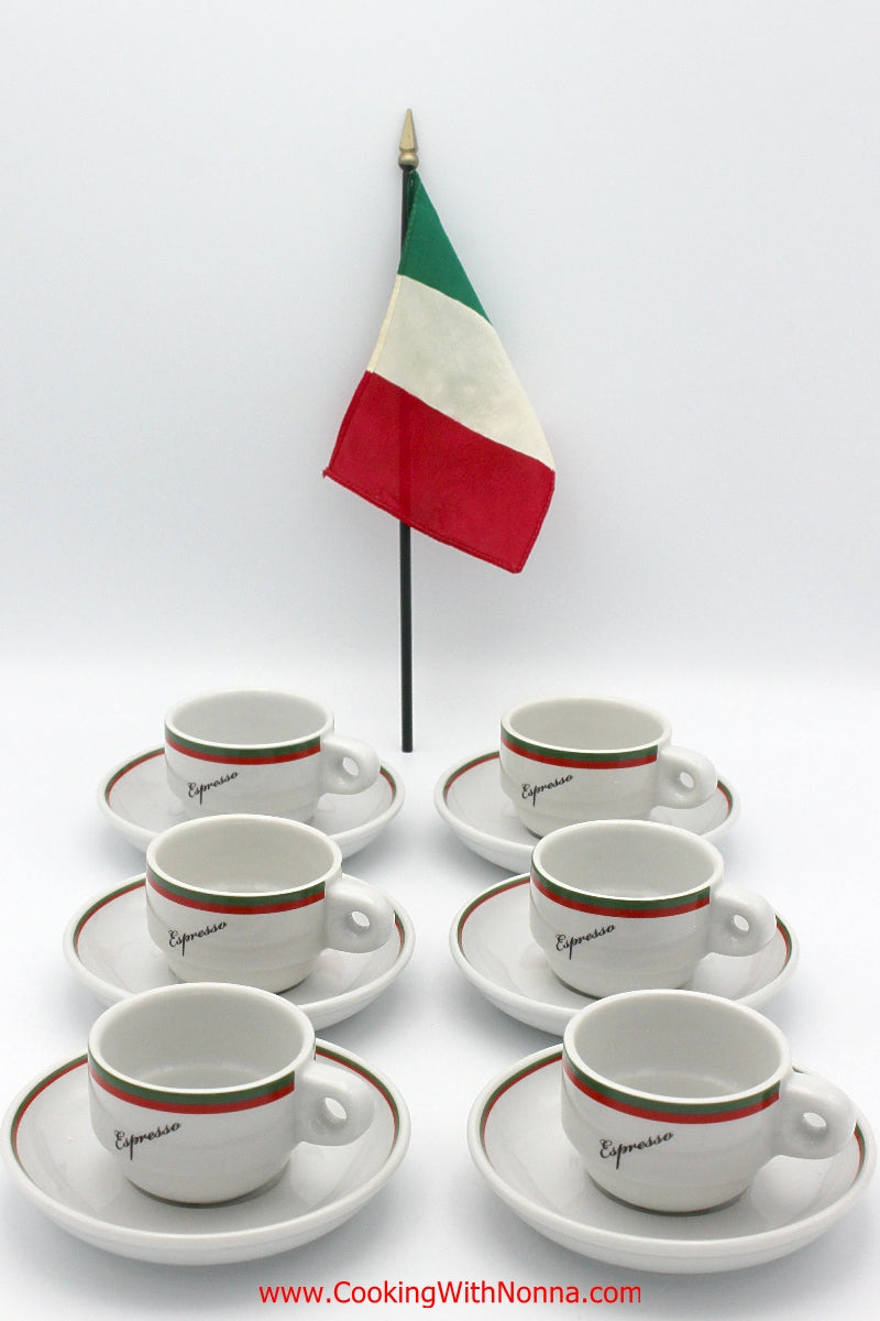 Set of 12 Professional Espresso Cups