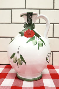 Cipolla - Extra Virgin Olive Oil from Puglia in Ceramic Jug by Frantoio Galantino