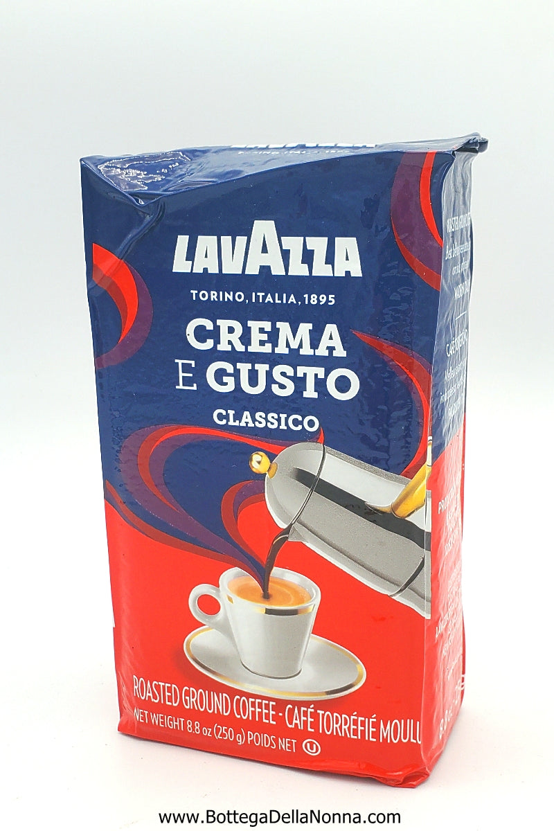 Crema e gusto ground coffee 8.8 oz 8.8 Oz Lavazza