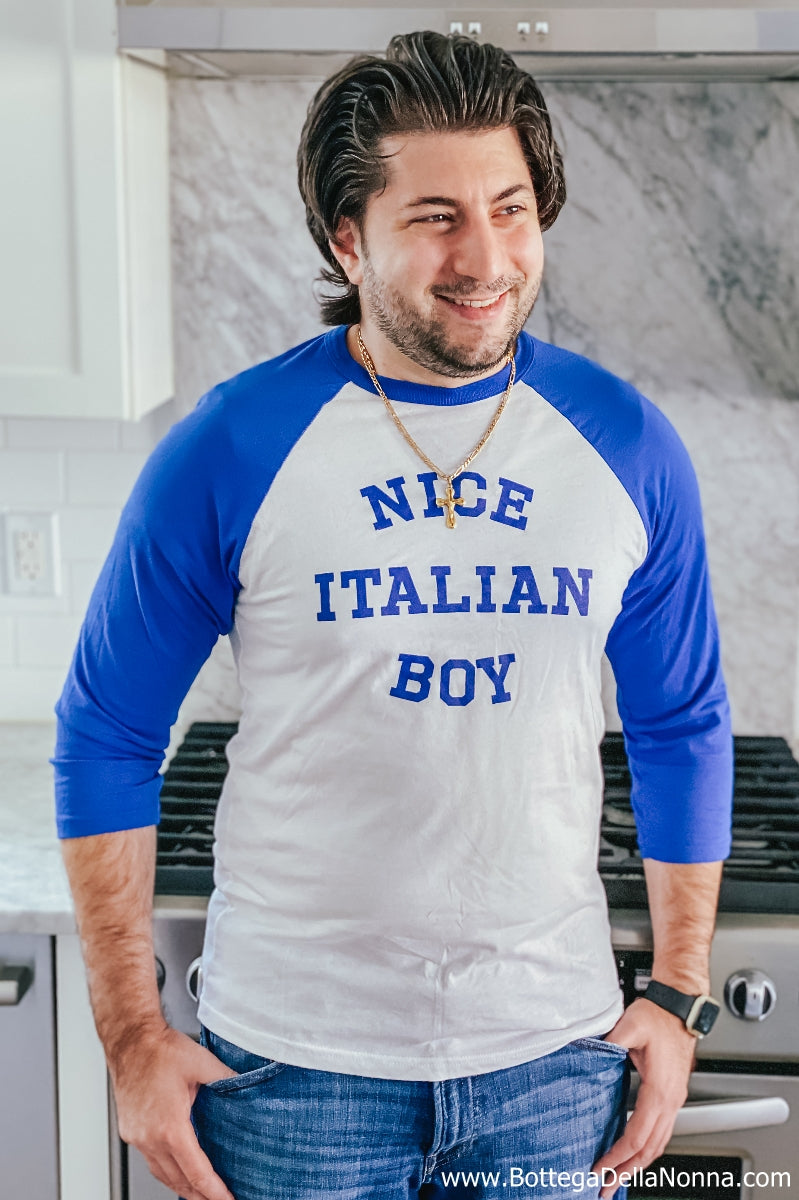 Nice Italian Boy Baseball Tee