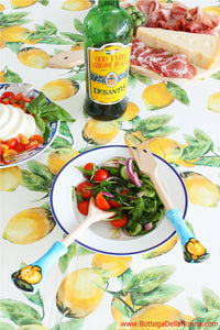 The Positano Wood Salad Spoon and Fork Set