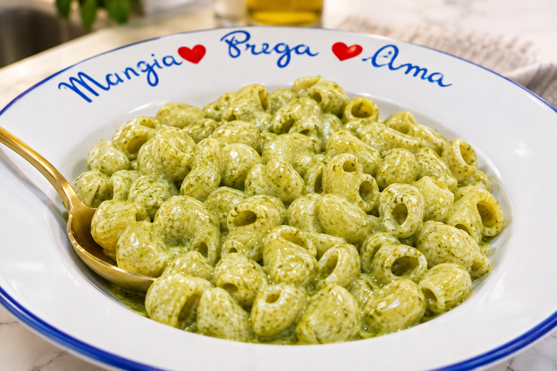 creamy pesto pasta