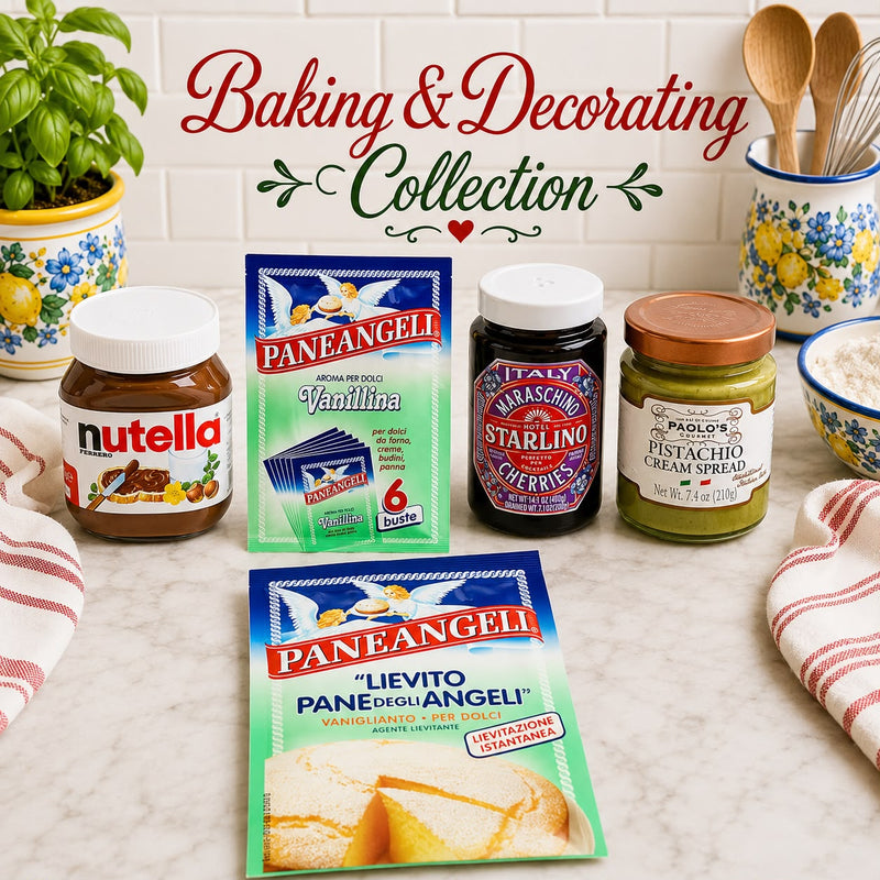 baking products and decorations from italy