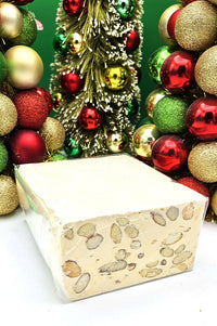 Crispy Block of Torrone (Nougat) with Almonds