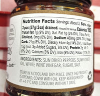 Sweet & Sour Sun Dried Peppers