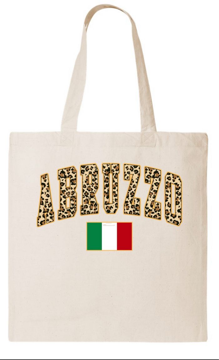 Abruzzo Leopard  Print Tote