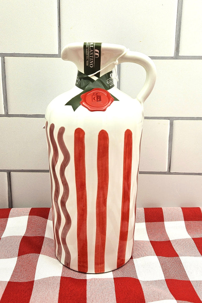 Affiorato - Extra Virgin Olive Oil from Puglia in Ceramic Jug by Frantoio Galantino