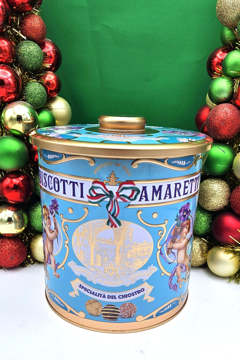 Amaretti in Cherub Tin
