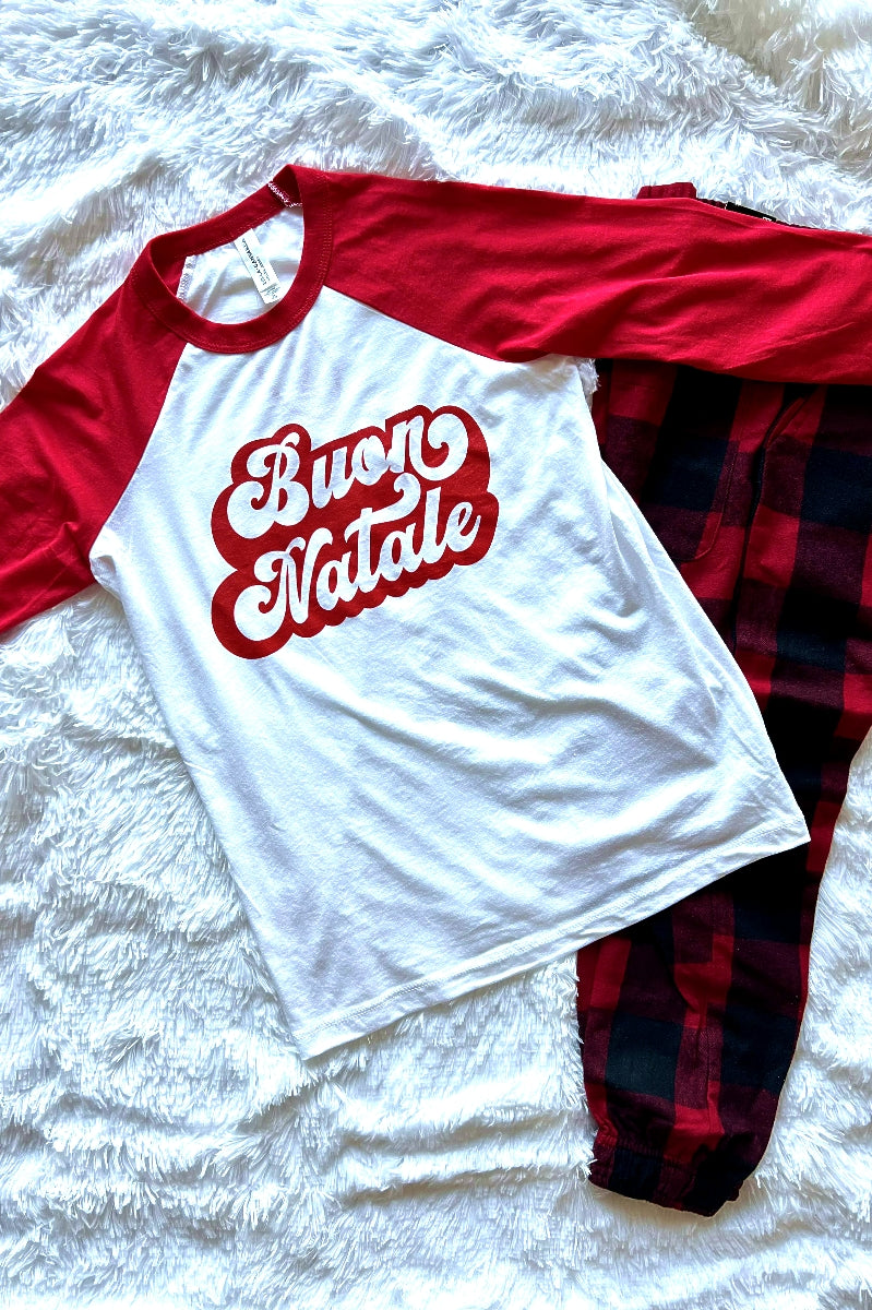 Buon Natale Raglan PJs - Kids