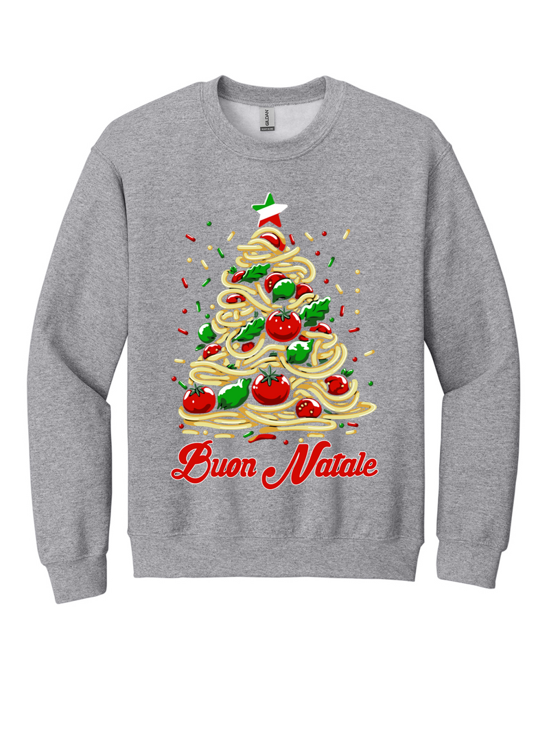Buon Natale Pasta Sweatshirt - Unisex