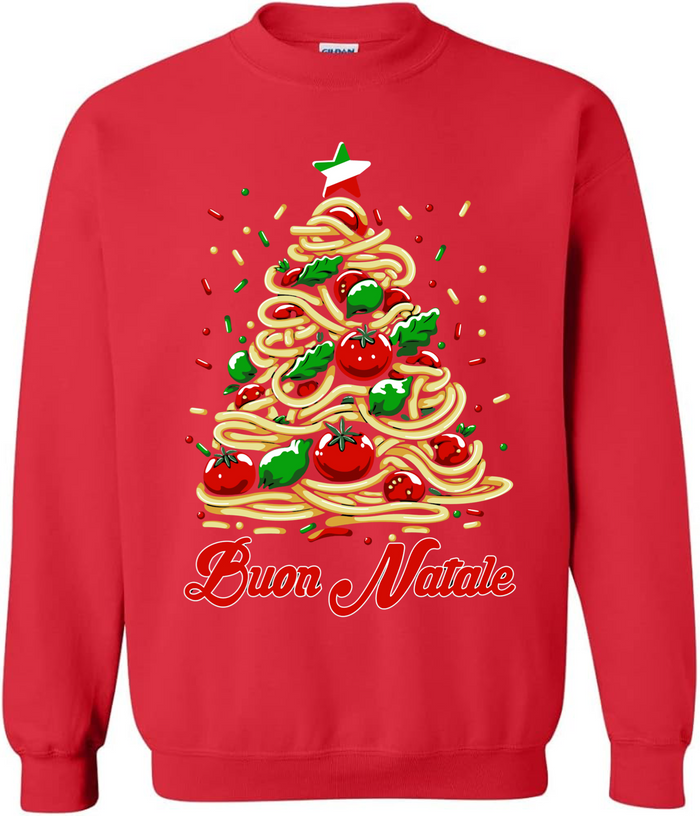 Buon Natale Pasta Sweatshirt - Kids