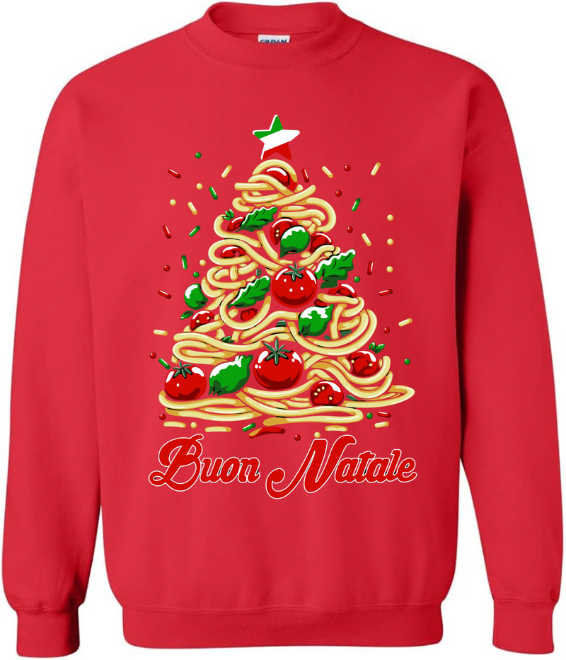 Buon Natale Pasta Sweatshirt - Unisex