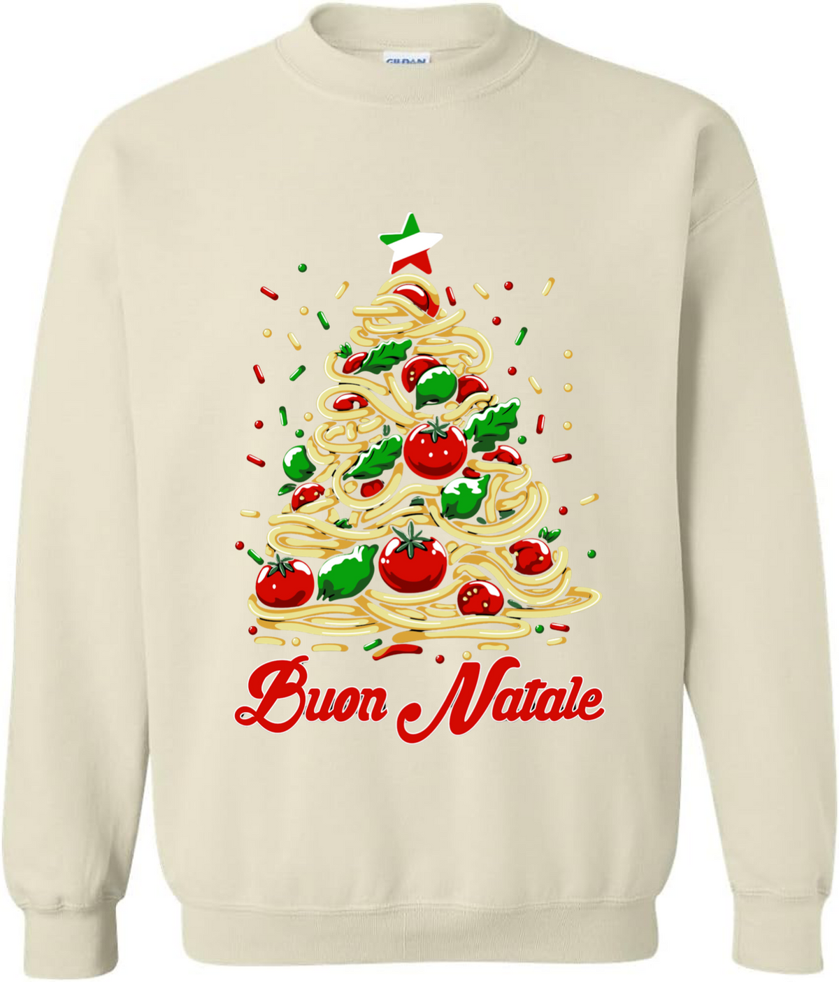 Buon Natale Pasta Sweatshirt - Unisex