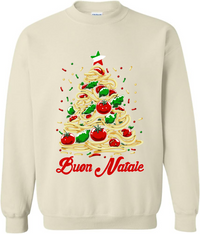 Buon Natale Pasta Sweatshirt - Unisex