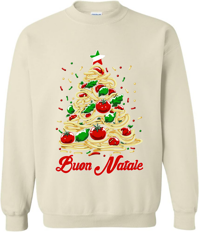 Buon Natale Pasta Sweatshirt - Unisex