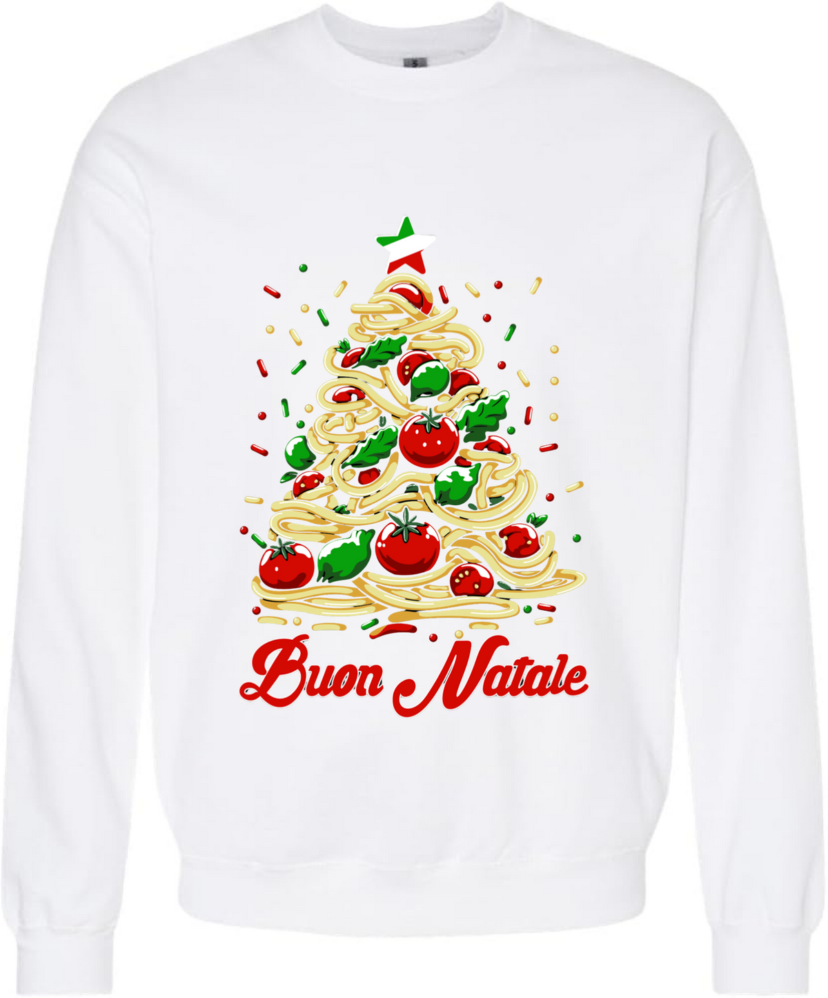 Buon Natale Pasta Sweatshirt - Unisex