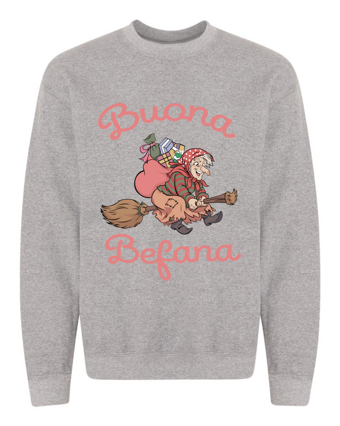 Buona Befana Cartoon Sweatshirt - Unisex