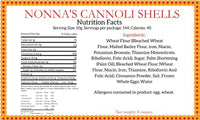 Nonna's Cannoli Shells