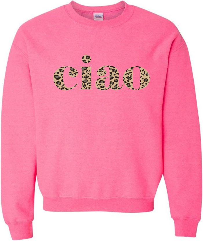 Ciao Animal Print Sweatshirt
