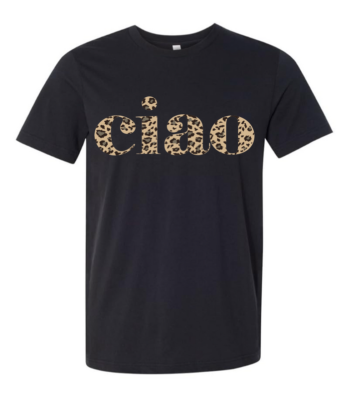 Ciao Animal  Print  Tee