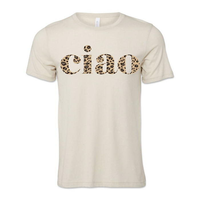 Ciao Animal  Print  Tee