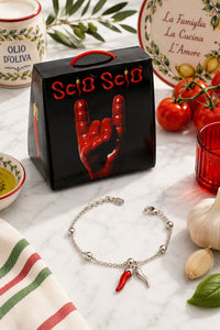 The Capri Cornicello Bracelet - White Gold PRE-ORDER