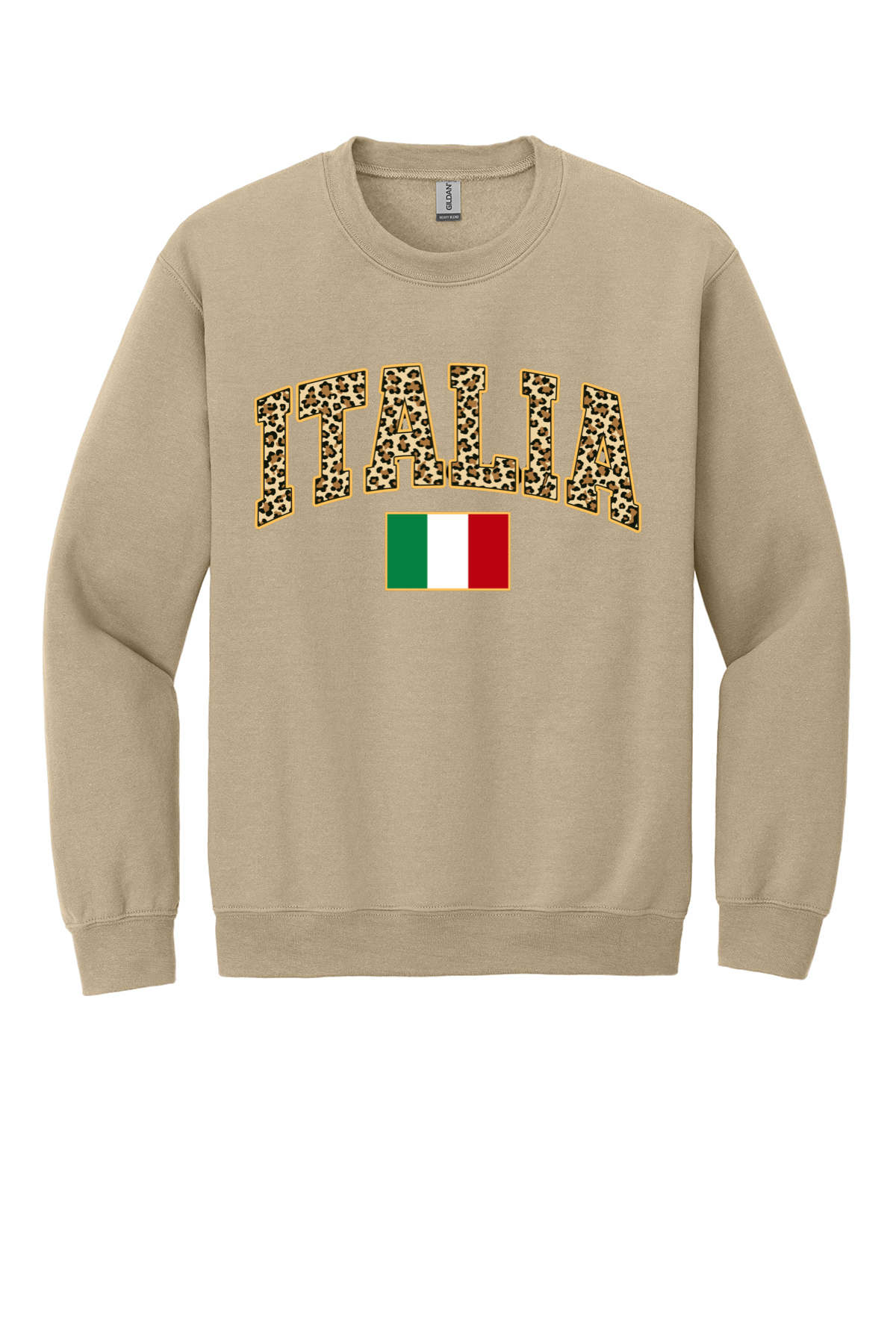 Italia Leopard Print Sweatshirt - Unisex