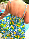 Lemon Majolica Maxi Dress