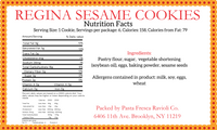 Nonna's Regina Sesame Cookies