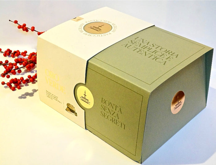 Oro Verde - Pistachio Panettone by Fiasconaro from Sicily