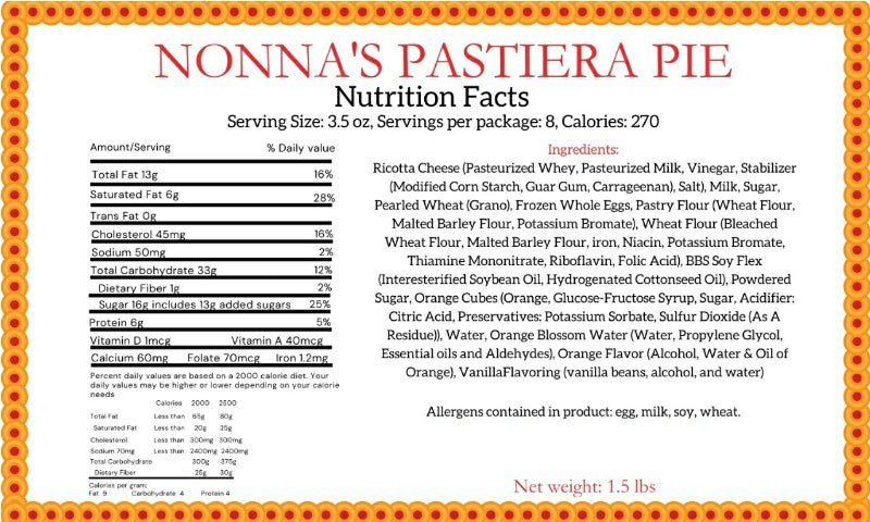 Nonna's Pastiera Napoletana Pie