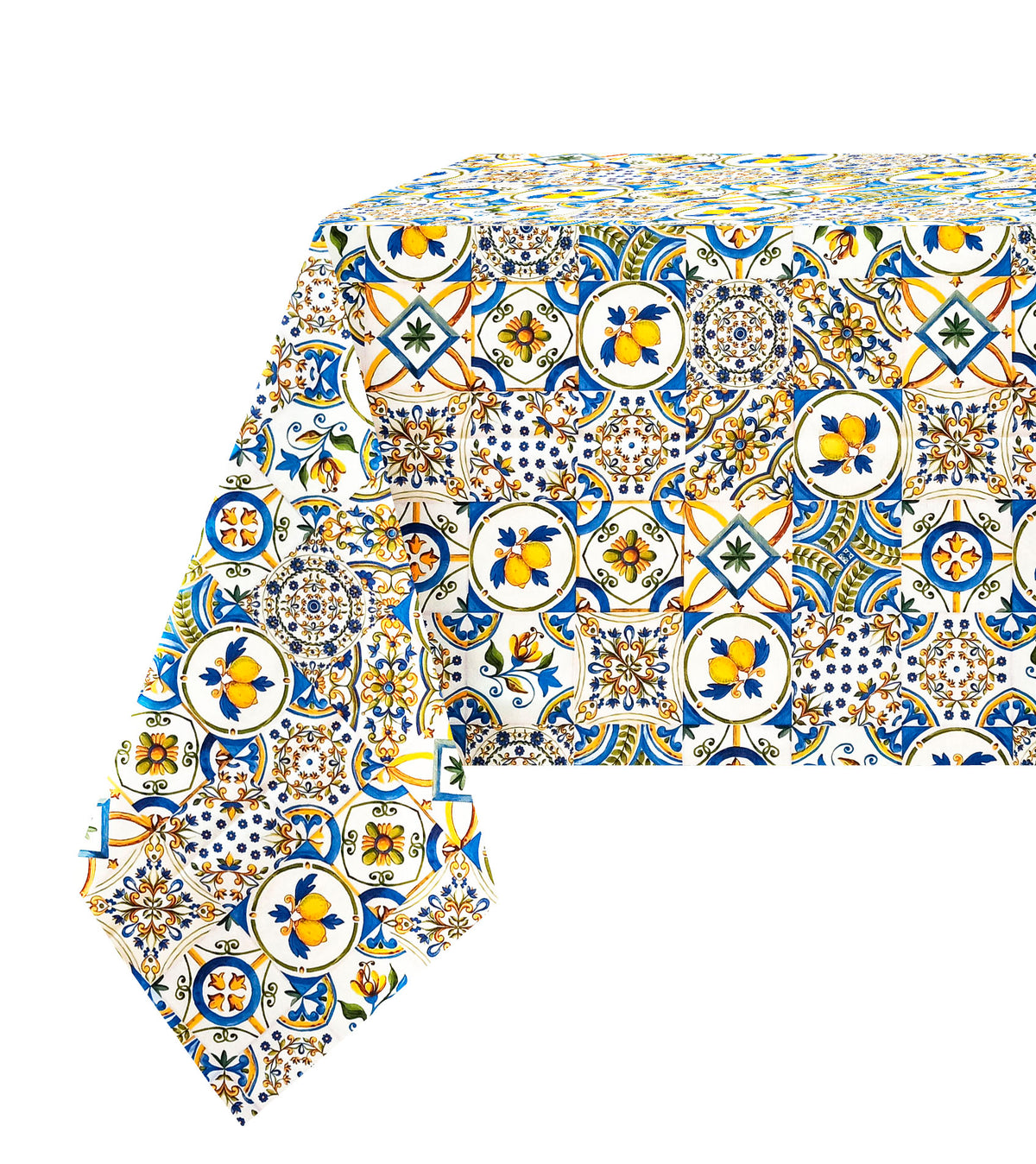 The Majolica Lemon Tablecloth