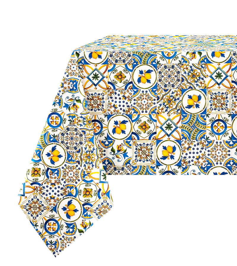 The Majolica Lemon Tablecloth