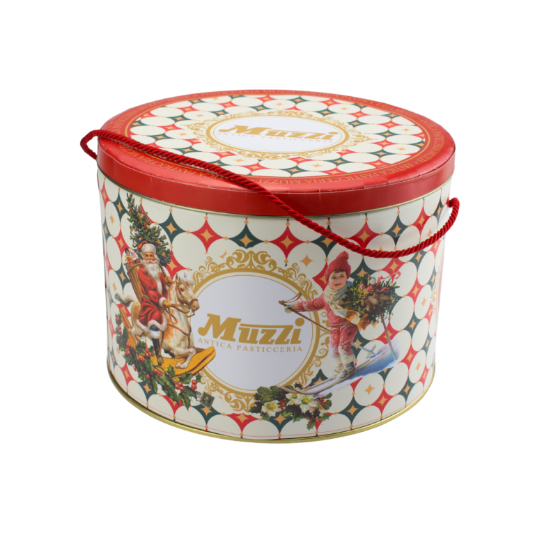 Santa Panettone Classico  in Tin by Muzzi