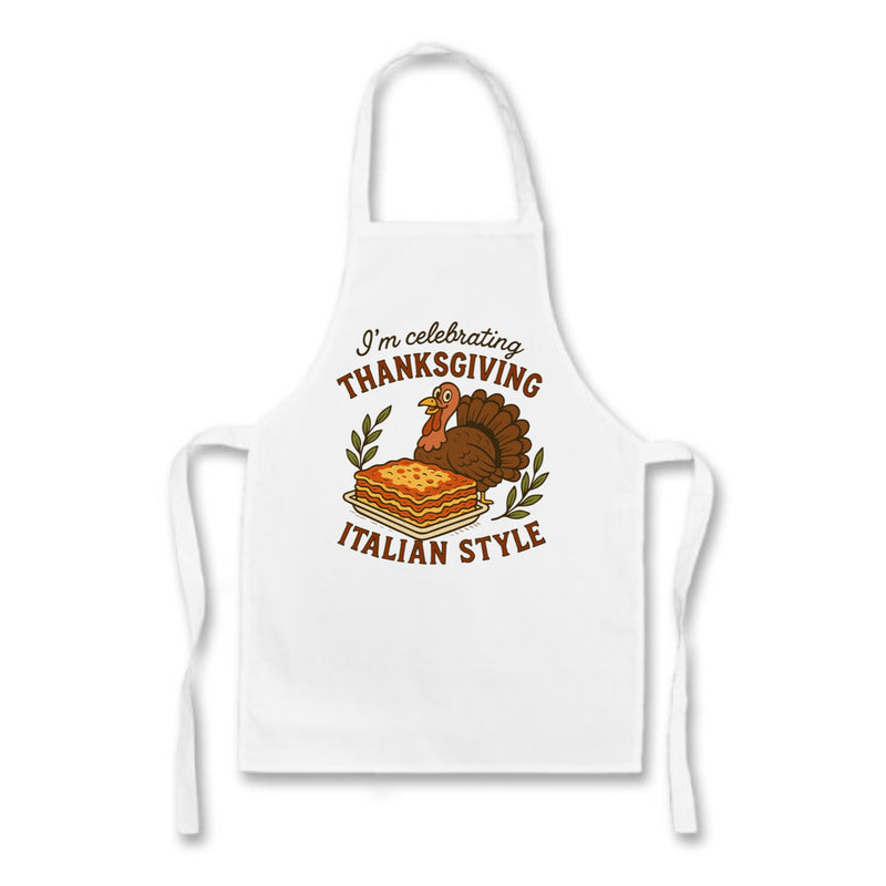 Thanksgiving Italian Style Apron