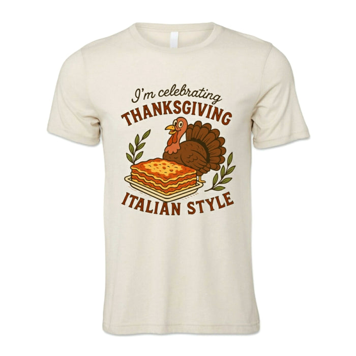 Thanksgiving Italian Style Tee - Unisex