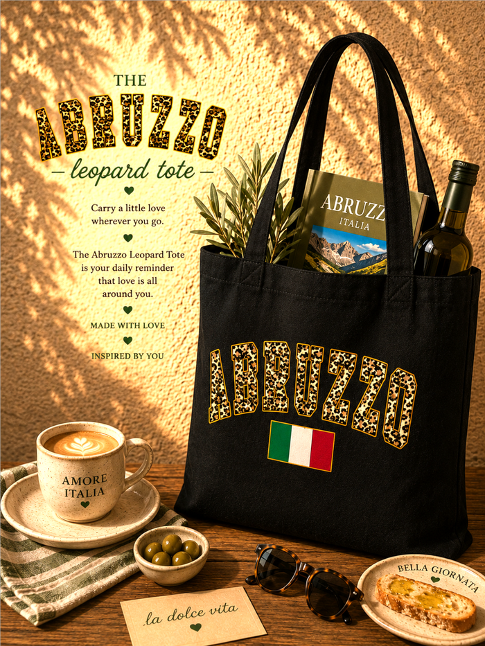 Abruzzo Leopard  Print Tote