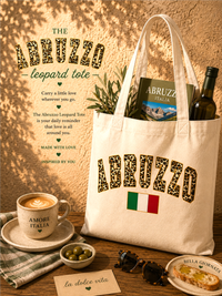 Abruzzo Leopard  Print Tote
